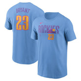 Kris Bryant Colorado Rockies Nike 2025 City Connect Fuse Name & Number T-Shirt - MLB
