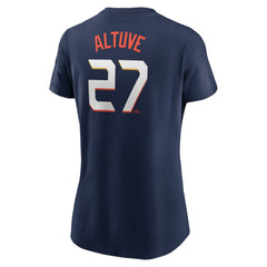 Jose Altuve Houston Astros Nike Women's 2025 City Connect Fuse Name & Number T-Shirt - MLB