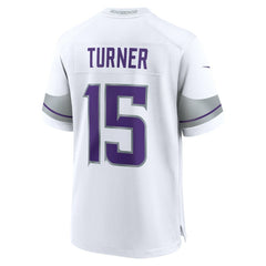 Dallas Turner Minnesota Vikings Alternate Game Jersey White | Nike for Sale
