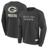 Green Bay Packers Elements Future Ground Lettering Pullover Sweatshirt Charcoal | Fanatics