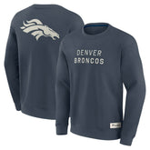 Denver Broncos Elements Future Ground Lettering Pullover Sweatshirt Navy | Fanatics