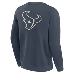 Houston Texans Elements Future Ground Lettering Pullover Sweatshirt Navy | Fanatics