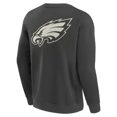 Philadelphia Eagles Elements Future Ground Lettering Pullover Sweatshirt Charcoal | Fanatics