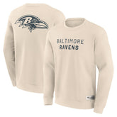 Baltimore Ravens Elements Future Ground Lettering Pullover Sweatshirt Cream | Fanatics