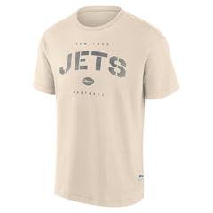 New York Jets Elements Weathered Tonal Future Ground T-Shirt Cream | Fanatics