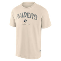 Las Vegas Raiders Elements Weathered Tonal Future Ground T-Shirt Cream | Fanatics