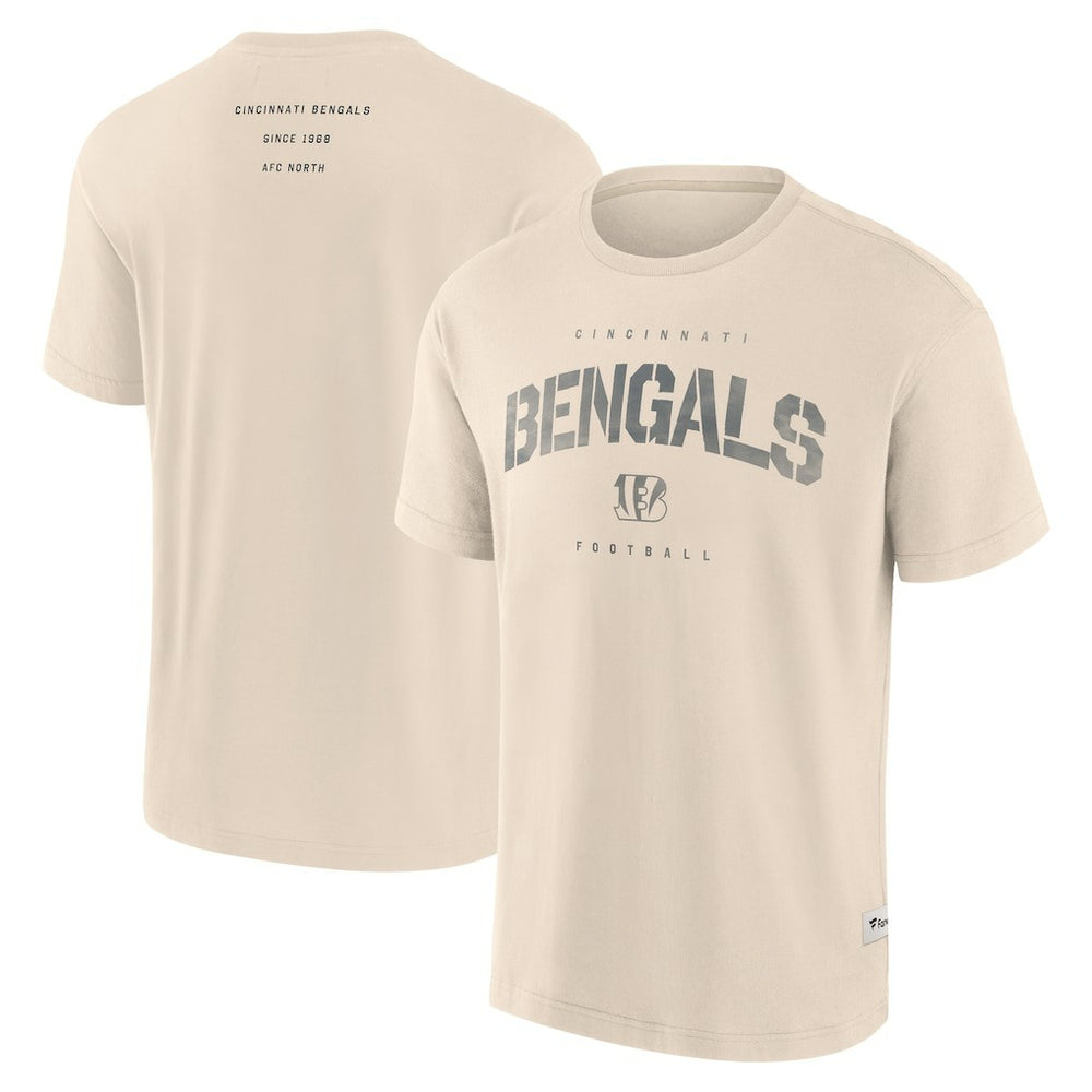 Cincinnati Bengals Elements Weathered Tonal Future Ground T-Shirt Cream | Fanatics
