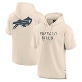 Buffalo Bills Elements Future Ground Lettering Short Sleeve Pullover Hoodie Cream | Fanatics
