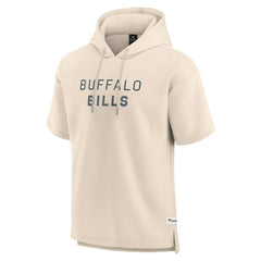 Buffalo Bills Elements Future Ground Lettering Short Sleeve Pullover Hoodie Cream | Fanatics