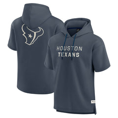Houston Texans Elements Future Ground Lettering Short Sleeve Pullover Hoodie Navy | Fanatics