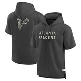 Atlanta Falcons Elements Future Ground Lettering Short Sleeve Pullover Hoodie Charcoal | Fanatics