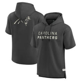 Carolina Panthers Elements Future Ground Lettering Short Sleeve Pullover Hoodie Charcoal | Fanatics