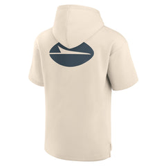 New York Jets Elements Future Ground Lettering Short Sleeve Pullover Hoodie Cream | Fanatics