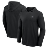 Las Vegas Raiders Front Office Power Mono Long Sleeve Hoodie T-Shirt Black | Fanatics