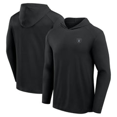 Las Vegas Raiders Front Office Power Mono Long Sleeve Hoodie T-Shirt Black | Fanatics
