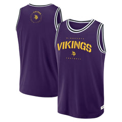 Minnesota Vikings Elements Future Ground Jersey Tank Top Purple | Fanatics