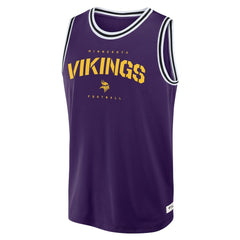 Minnesota Vikings Elements Future Ground Jersey Tank Top Purple | Fanatics