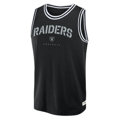 Las Vegas Raiders Elements Future Ground Jersey Tank Top Black | Fanatics