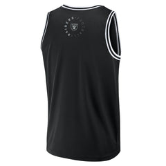 Las Vegas Raiders Elements Future Ground Jersey Tank Top Black | Fanatics