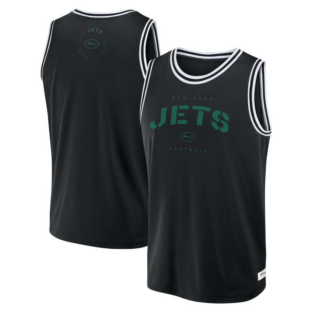New York Jets Elements Future Ground Jersey Tank Top Black | Fanatics