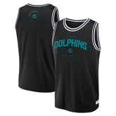 Miami Dolphins Elements Future Ground Jersey Tank Top Black | Fanatics