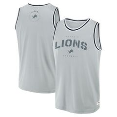 Detroit Lions Elements Future Ground Jersey Tank Top Silver | Fanatics