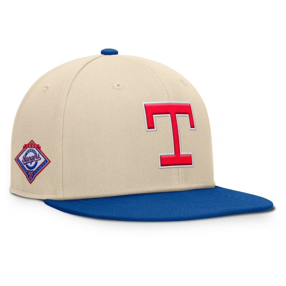 Texas Rangers Fanatics Cooperstown Collection Bounder Snapback Hat - MLB