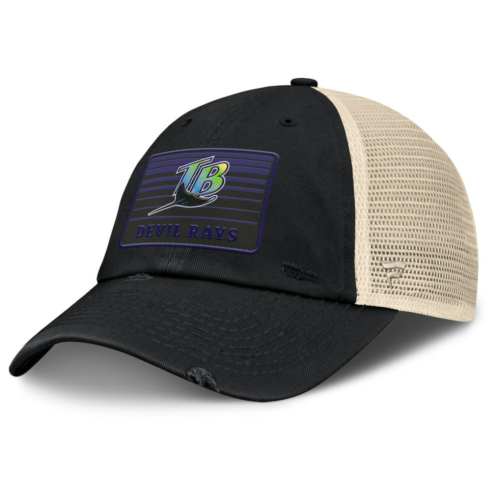 Tampa Bay Rays Fanatics Cooperstown Collection Eastbound Mesh Adjustable Hat - MLB