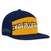 Milwaukee Brewers Fanatics Clubhouse Splitter Snapback Hat - MLB