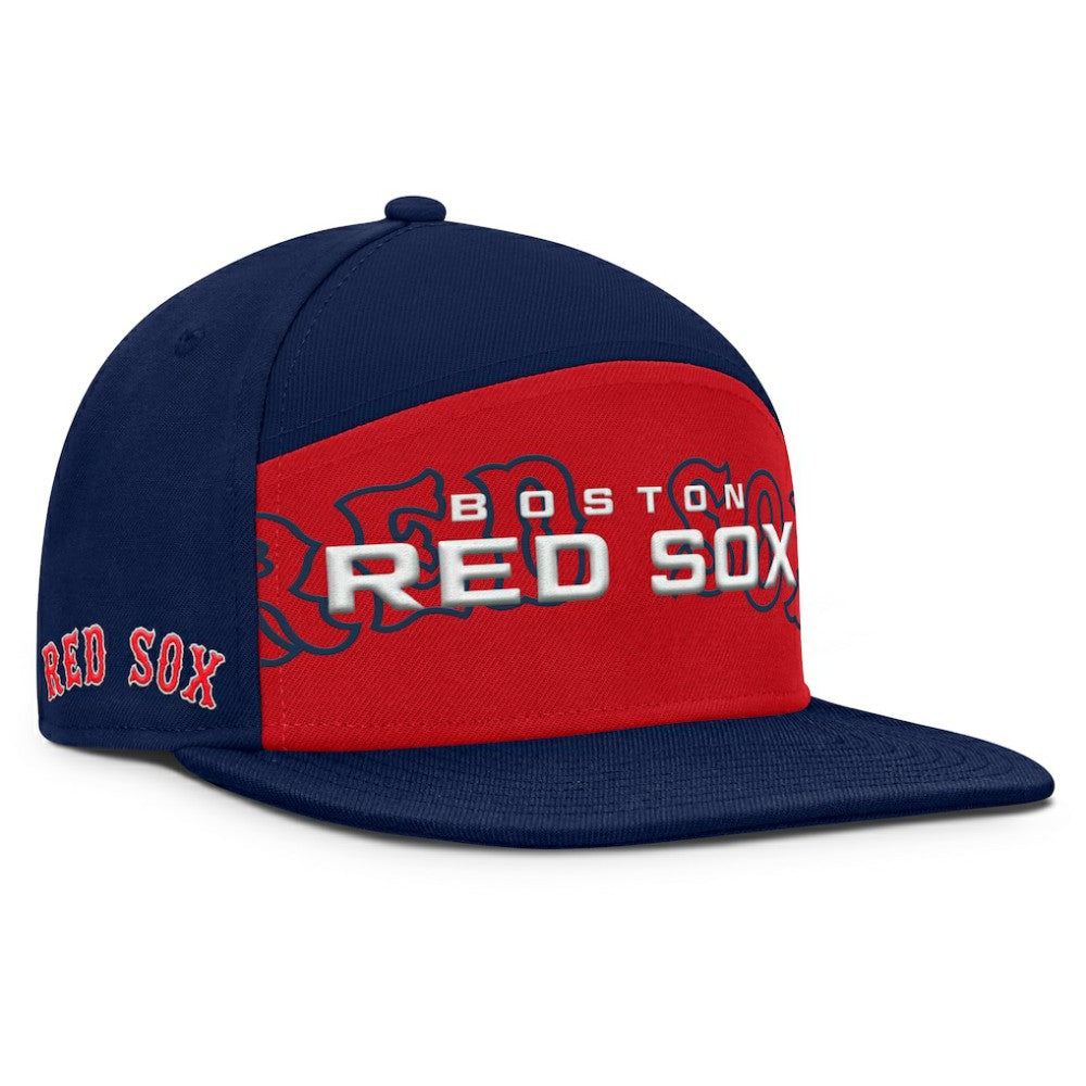 Boston Red Sox Fanatics Clubhouse Splitter Snapback Hat - MLB