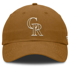 Colorado Rockies Fanatics Act Natural Chopper Adjustable Hat - MLB