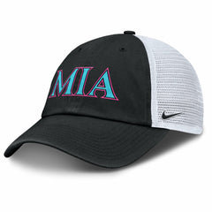 Miami Marlins Nike Unisex 2025 City Connect Trucker Adjustable Hat - MLB
