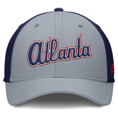 Atlanta Braves Nike Rise Swoosh Performance Flex Hat - MLB