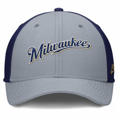 Milwaukee Brewers Nike Rise Swoosh Performance Flex Hat - MLB