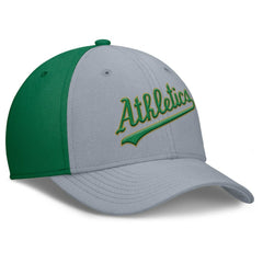 Athletics Nike Rise Swoosh Performance Flex Hat - MLB