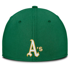 Athletics Nike Rise Swoosh Performance Flex Hat - MLB