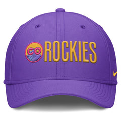 Colorado Rockies Nike 2025 City Connect Rise Swoosh Performance Flex Hat - MLB