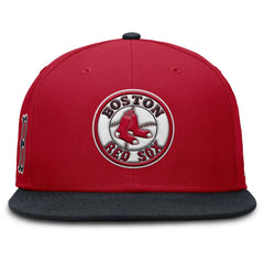 Boston Red Sox Nike Cooperstown Two-Tone Dri-FIT Round Bill True Fitted Hat - MLB
