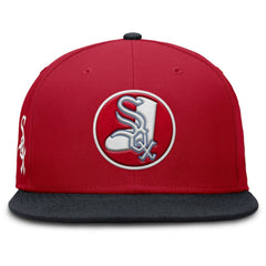 Chicago White Sox Nike Cooperstown Two-Tone Dri-FIT Round Bill True Fitted Hat - MLB