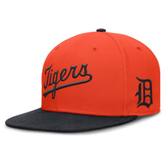 Detroit Tigers Nike Cooperstown Two-Tone Dri-FIT Round Bill True Fitted Hat - MLB