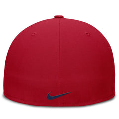 Chicago Cubs Nike Wordmark Dri-FIT Round Bill True Fitted Hat - MLB