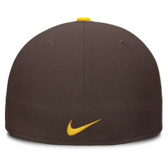 San Diego Padres Nike Primetime Dri-FIT Round Bill True Fitted Hat - MLB