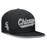 Chicago White Sox Nike Primetime Dri-FIT Round Bill True Fitted Hat - MLB