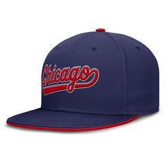 Chicago Cubs Nike Primetime Dri-FIT Round Bill True Fitted Hat - MLB