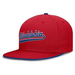 Philadelphia Phillies Nike Primetime Dri-FIT Round Bill True Fitted Hat - MLB