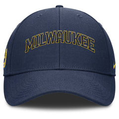 Milwaukee Brewers Nike Rise Gaberdine Adjustable Hat - MLB