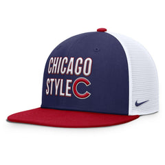 Chicago Cubs Nike Pro Trucker Snapback Hat - MLB