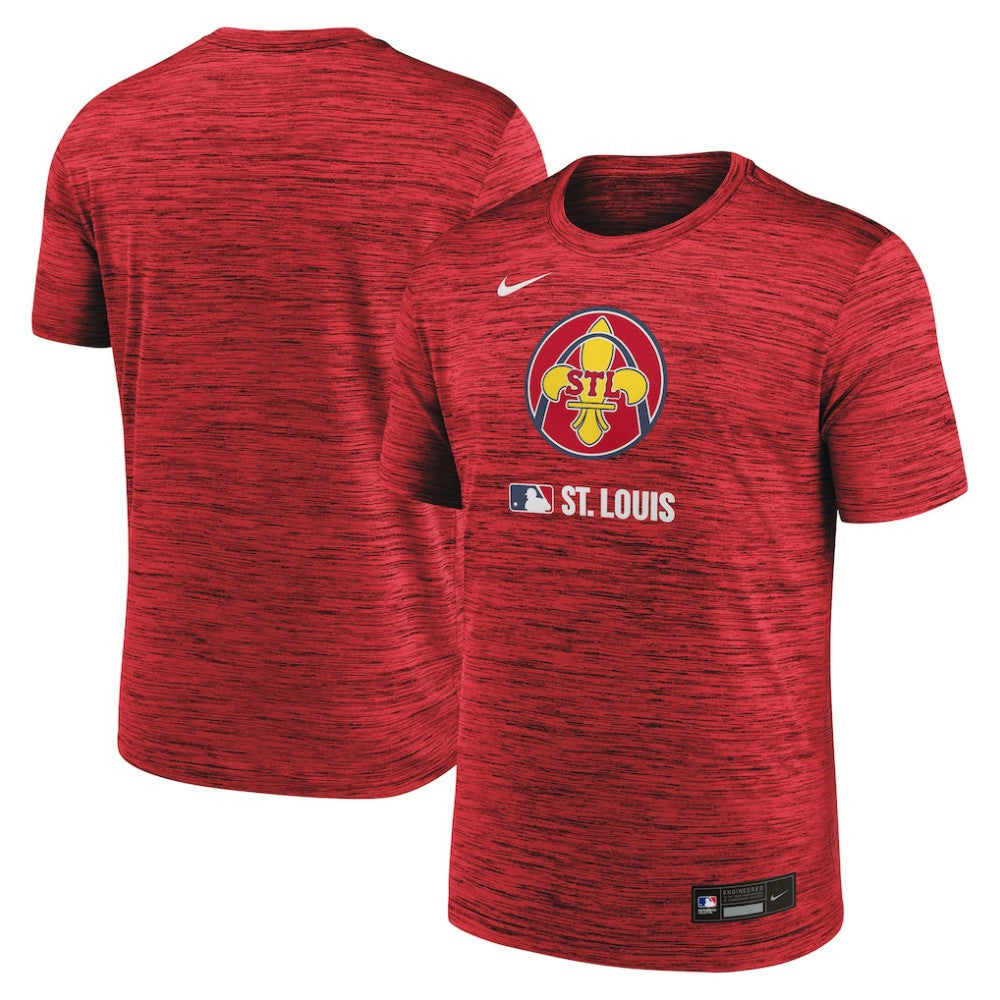 St. Louis Cardinals Nike Authentic Collection City Connect Velocity Dri-FIT T-Shirt - MLB