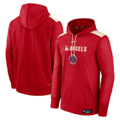 Los Angeles Angels Nike Authentic Collection City Connect Therma Pullover Hoodie - MLB