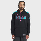 Miami Marlins Nike 2025 City Connect Authentic Collection Therma Pullover Hoodie - MLB